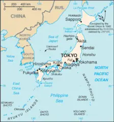Japan Sea Map