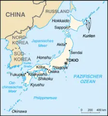 Japan Sea Map German