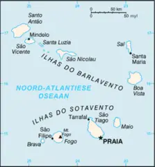 Kaap Verde Kaart