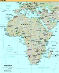 Kaart Afrika(nl)