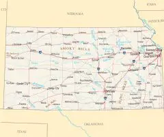 Kansas Reference Map