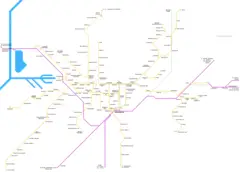 Karlsruhe Metro Map