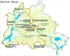Karte Berliner Mauer De 1