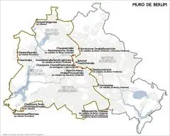 Karte Berliner Mauer Pt