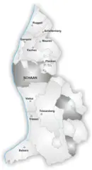 Karte Gemeinde Schaan