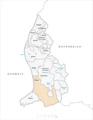 Karte Gemeinde Triesen 2007