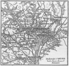 Karte Washington Mkl1888
