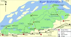Kaziranga National Park Map En Mod