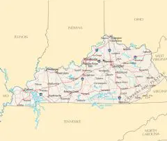 Kentucky Reference Map