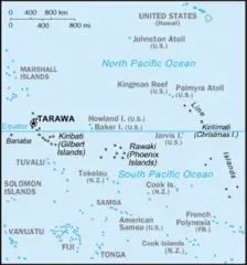 Kiribati Cia Wfb Map