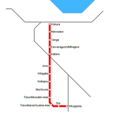 Kitakyushu Metro Map