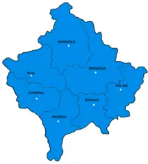 Kosova Districts