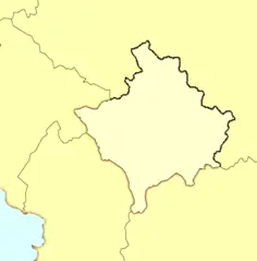 Kosovo Map Modern