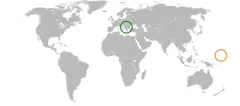 Kosovo Marshall Islands Locator
