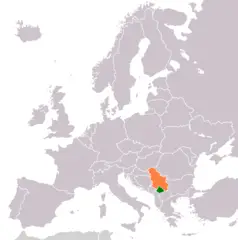 Kosovo Serbia Locator 1