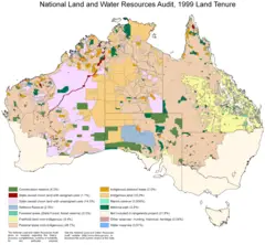 Land And Water Resource Map of Australia