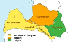 Latvian Regions And Latvians