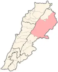 Lebanon Districts Baalbek
