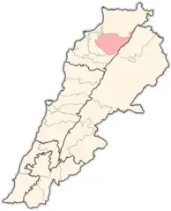 Lebanon Districts Miniyeh Danniyeh