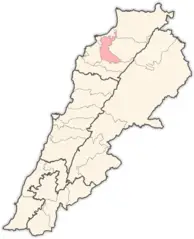 Lebanon Districts Zgharta