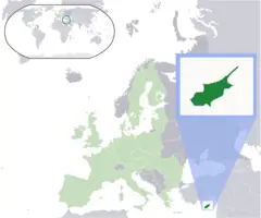 Location Cyprus In Eu