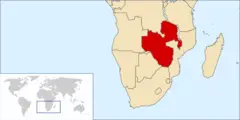 Location Federation Rhodesia And Nyasaland