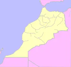 Location Map Morocco