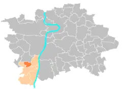 Location Map Municipal District Prague  Lochkov