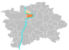Location Map Municipal District Prague  Praha 7