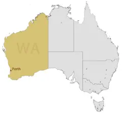 Location Map of Perth