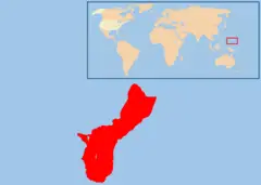 Location Map of Guam