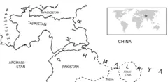 Location Map Pamir Mhn2