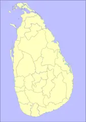 Location Map Sri Lanka