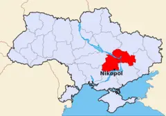 Location Nikopol