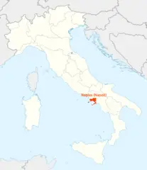 Location of Naples Map