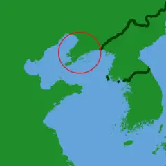 Location of Liaodong Peninsula
