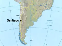 Locator Map Santiago De Chile
