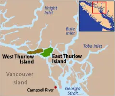 Locmap Thurlowislands