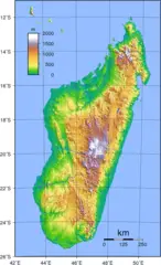 Madagascar Topography