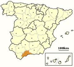 Malaga Province, Spain  Location