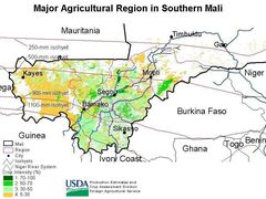 Mali Ag Map 2001 Usda