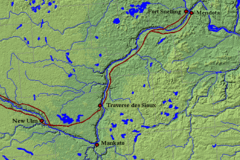 Map, Traverse Des Sioux