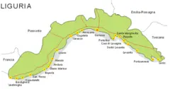 Map Liguria