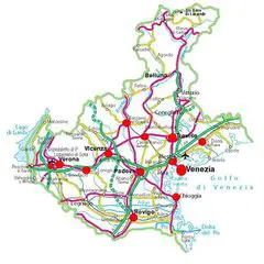 Map Veneto