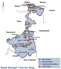 Map West Bengal