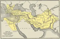 Map Alexander Empire