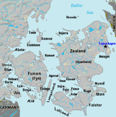 Map Denmark Demis Se Islands