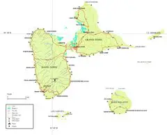 Map Guadeloupe