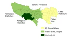Map Hachioji En