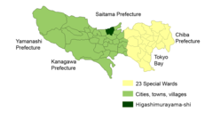 Map Higashimurayama En